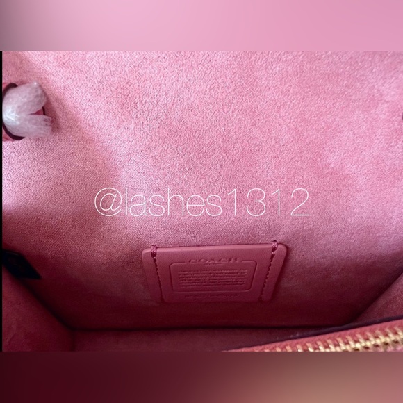 COACH Bag Brynn Mini Crossbody -  Pink Taffy C5626 - Picture 7 of 9